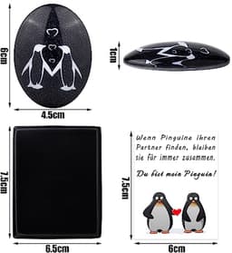 Romantisch Pinguïn Cadeau – Perfect voor Trouwdag, Valentijnsdag en Huwelijkscadeau — thumbnail 5