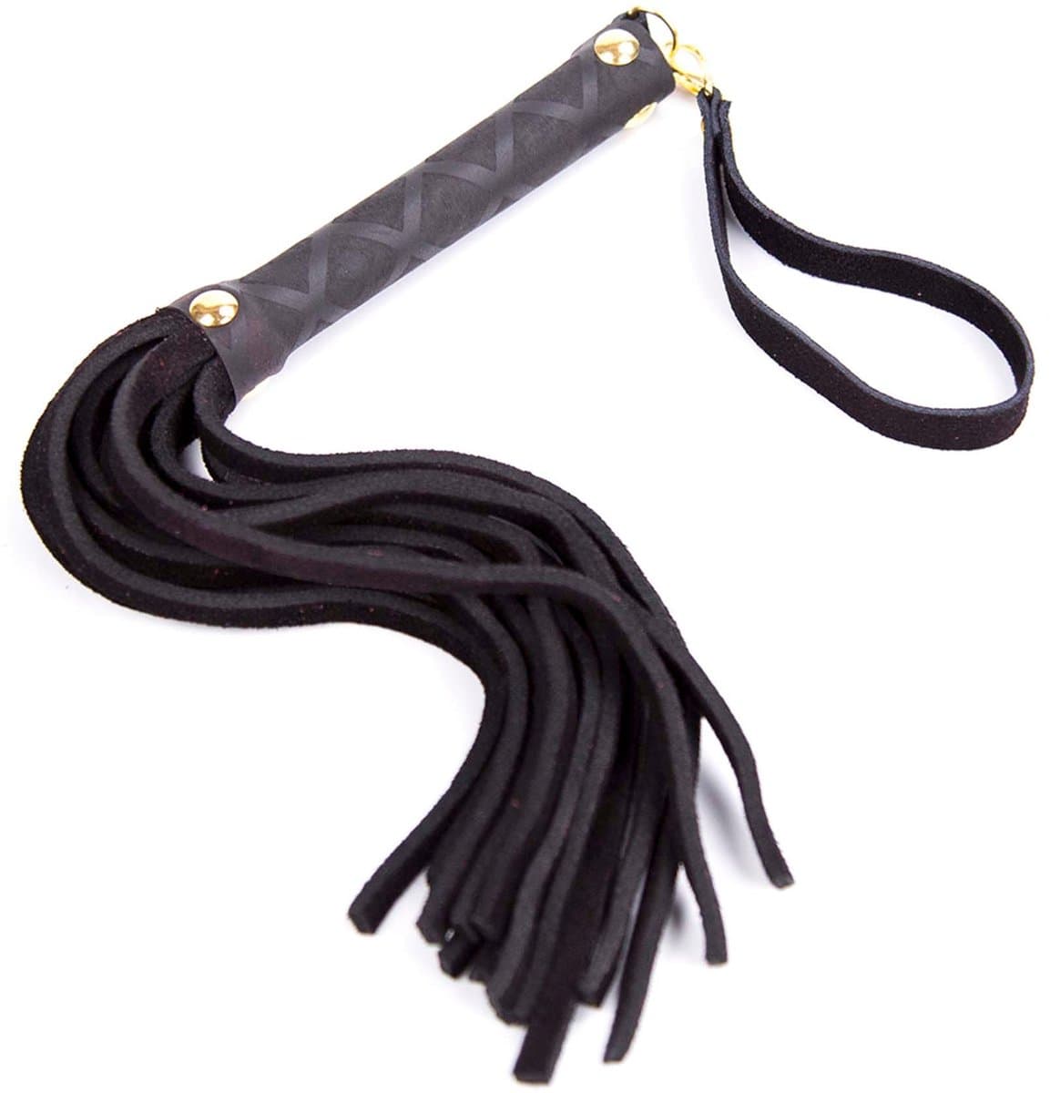 Smart Moves - Lederen Flogger - 27 cm - Zwart — afbeelding 1