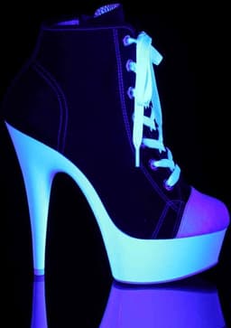 EU 40 = US 10 | DELIGHT-600SK-02 | 6 Heel, 1 3/4 PF Sneaker, Side Zip — thumbnail 5