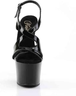 Pleaser - SKY-330 Sandaal met enkelband, Paaldans schoenen - Paaldans schoenen - 36 Shoes - Zwart — thumbnail 2