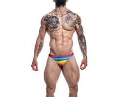Cut4Men - Klassieke Herenstring - Rainbow M