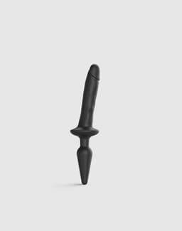 Strap-On-Me - Switch Plug-In - Dildo & Buttplug - Zwart - Maat S — thumbnail 2
