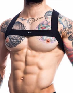 Cut4Men - Hero Harnas - Maat S/M - Zwart — thumbnail 1