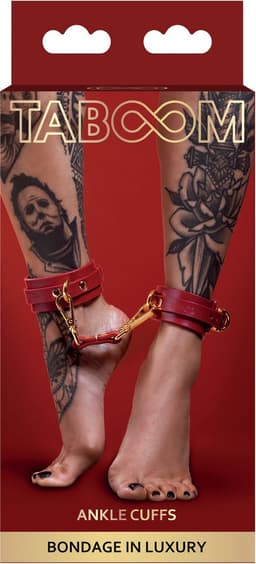 Luxe Enkelboeien van PU-leer en Nikkelvrij metaal - Ankle Cuffs - BDSM Boeien - Enkel Boeien voor bondage en sm - Seksspeeltje voor hem en haar - Sex Toy — thumbnail 5