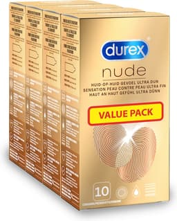 Durex Condooms Nude Huid-Op-Huid Gevoel 10st x4 — thumbnail 10