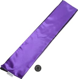 Banoch | Blinddoek Zwart / Paars - zacht 150 cm 8 cm breed — thumbnail 3