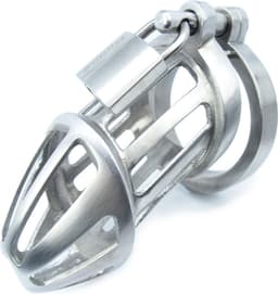 BON4ML Large Male Stainless Steel Chastity Cage Grote Roestvrij Stalen Kuisheidskooi — thumbnail 2