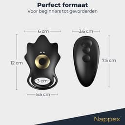 Cockring Vibrerend - Nappex™ Manu Vibrerende Penisring met Afstandsbediening [Discreet Verzonden] - Siliconen Cockringen - Sex Toys voor Koppels - Vibrators voor Mannen en Vrouwen - Zelf Aftrekken - Kamasutra - Erotiek — thumbnail 5
