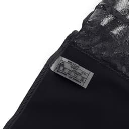 Zeloria Matte Wetlook / PU leer Kousen met Kant Rand – Zwart – Thigh High Stockings met Lace Top – XS-M — thumbnail 4