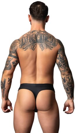 Male Power Sexy Snap Off Tanga - Zwart - Maat L/XL — thumbnail 2