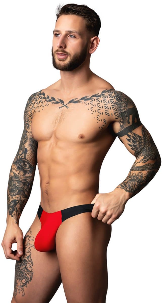 Male Power Sexy Bong Thong - S/M -/ - Rood — afbeelding 1