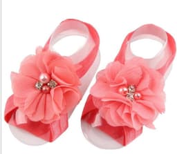 Barefoot Sandals voor Baby Meisjes met Bloemen — thumbnail 5
