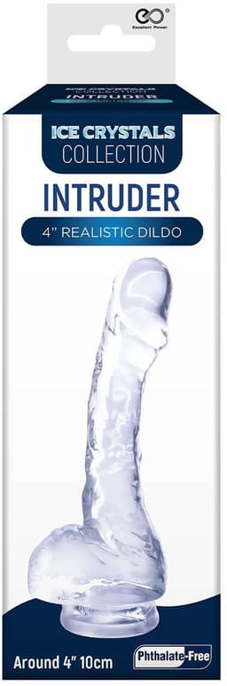 NMC 4 inch realistisch Mini dildo met zuignap - Transparant - 1 cm — thumbnail 3