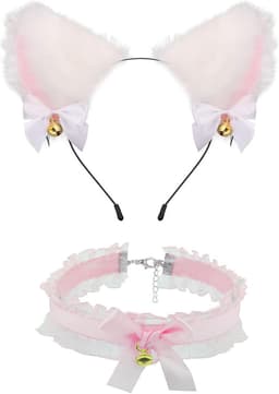 Oneay BDSM Speelgoedset – Anaalplug met Vossenstaart, Halsband, Tepelklemmen & Kattenoortjes – Rollenspel Set voor Beginners (Vrouwen) - Zwart — thumbnail 5