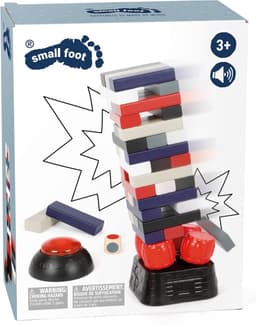 Wobble Tower - Dynamische Toren - Familie Spel - Vibrerende Sokkel Timer - 19x11x25 cm — thumbnail 3