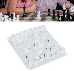 Borrelglas Schaakspel - Drinkspel Set - Gezellige Avonden - 32 Borrelglaasjes — thumbnail 4