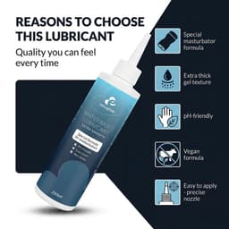 EasyGlide - Masturbator Glijmiddel - Extra Smooth - 250ml — thumbnail 7