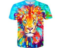 Unisex T-Shirt met 3D Print Korte Mouwen Grafische Zomer Top