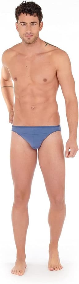 Hom Ondergoed Heren Micro Slip Lichtgewicht Comfortabel Blauw — thumbnail 5