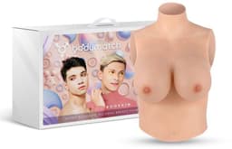 Bodymatch - Booskin - Realistische Siliconen Borstprothese - Cup E — thumbnail 1