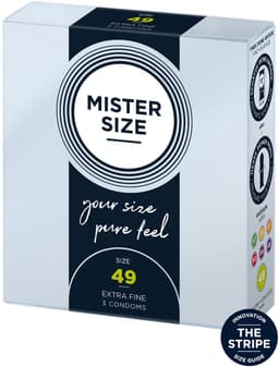 MISTER SIZE 49 Ultra Dunne S condooms (3 pack) — thumbnail 7