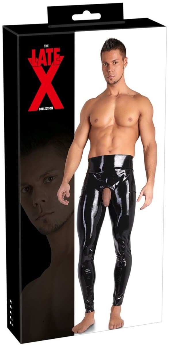 Mannen Latex Leggings L — afbeelding 1