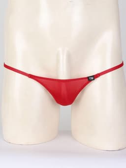Herenslip Micro Slip G-String Rio Tanga Lage Taille Transparant Ondergoed Suède — thumbnail 5