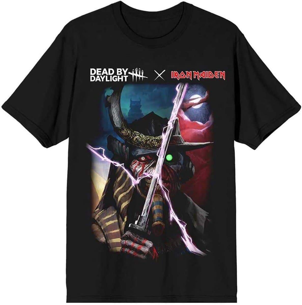 Unisex T-Shirt met Dead By Daylight Killer Realm Print - Zwart T-shirt — afbeelding 1