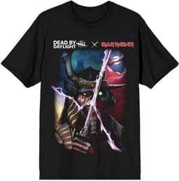 Unisex T-Shirt met Dead By Daylight Killer Realm Print - Zwart T-shirt — thumbnail 1