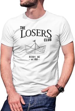 Heren T-Shirt met enge Clown Ontwerp - Film Thema Kleding — thumbnail 1