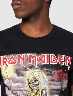 Iron Maiden Killers Cover T-Shirt voor Heren - Collector's Editie - Zwart - XXL — thumbnail 2