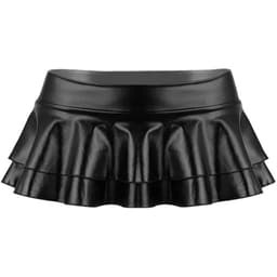 Wetlook rok - Latex look - BDSM - Erotische mini rok — thumbnail 3