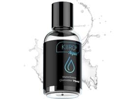 Kiiroo Aqua Glijmiddel op Waterbasis - 75 ml - Vegan - Plakt Niet & Speeltjes Proof - Transparant