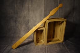 Spanking lat - 'Spatula' naturel - BDSM - Sex speeltjes - Erotiek - Sex Toys - SM spanking - Dominantie Sexspeeltjes voor Koppels - BDSM Sex Toys Vrouwen en Mannen — thumbnail 1
