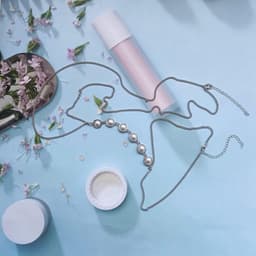 Luxe Parel Body Chain voor Bikini en Lingerie - Verstelbaar Kralen Harnas voor Dames — thumbnail 4