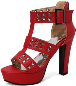 Plateausandalen met Blokhak en Bandjes voor Dames — thumbnail 5