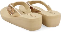 Dames sleehak teenslipper met kristallen decoratie — thumbnail 5