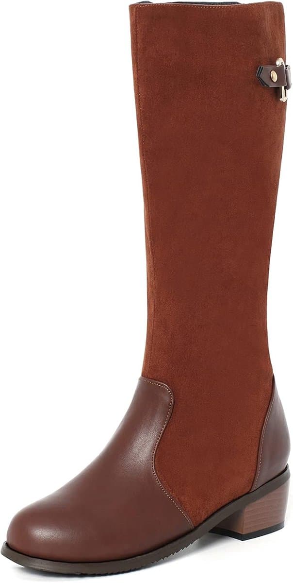 Lange Dames Laarzen - Elegante Fashion Laarzen met Hoge Schacht — afbeelding 1
