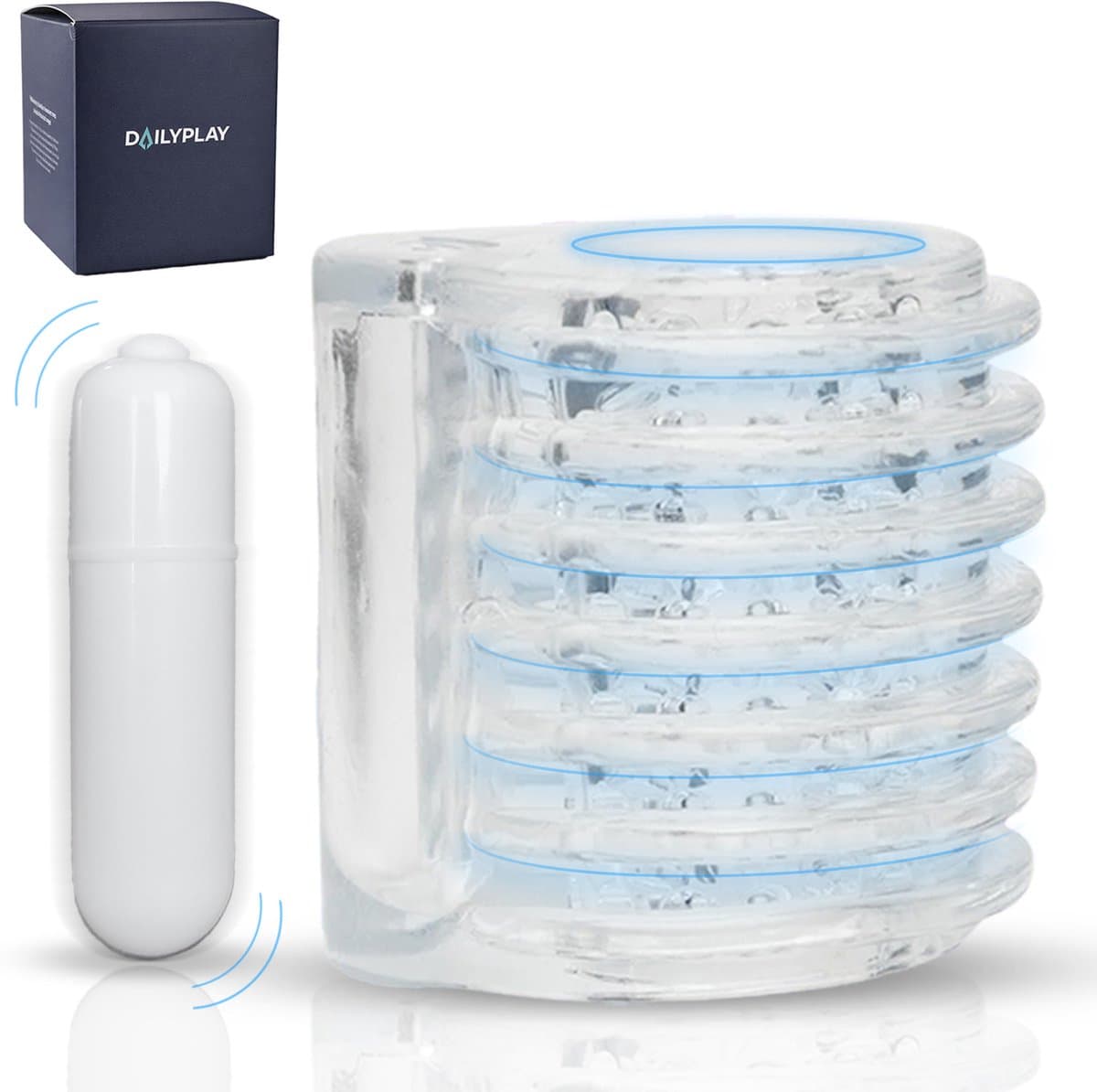 DailyPlay Vibrerende Masturbator voor Man – Electrisch - Pocket Pussy - Discrete Sleeve - Kunst Vagina – Sex Toys Mannen – Nep Kut — afbeelding 1