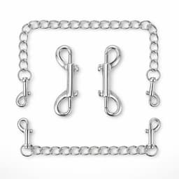 Tepelklemmen set - 4 stuks - Borst - Ketting - Clit — thumbnail 1