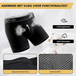 Heren Boxershorts - Ondergoed Lange Pijp - Dagelijks Comfort - Brede Tailleband Ondersteuning - Grote Maten - Multipack — thumbnail 4