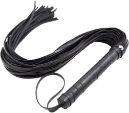 Lederen Zweep - PU Leder - Flogger - BDSM - Seks - Slaaf - 50 cm — thumbnail 1