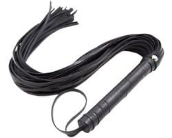 Lederen Zweep - PU Leder - Flogger - BDSM - Seks - Slaaf - 50 cm