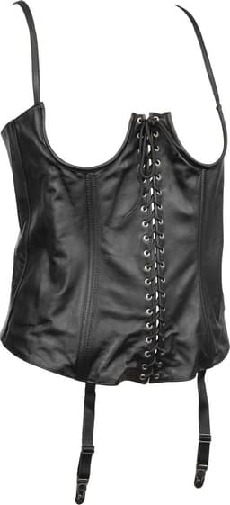 Rimba - Leren Corset Met Open Cups L — thumbnail 2
