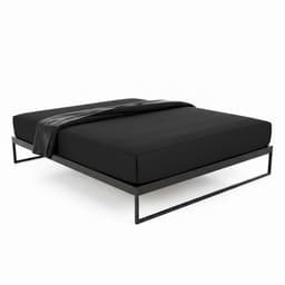 Vinyl Laken 200 x 230 cm - Zwart — thumbnail 3