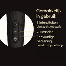 Personal Massager - Magic Wand - Vibrator voor Vrouwen - Krachtige Clitoris Stimulator - 75% Intensere Stimulatie - 20 Standen - Fluisterstil - Sex Toys voor Vrouwen - Seksspeeltjes - Cadeau voor Vrouw - Obsidian Black — thumbnail 2