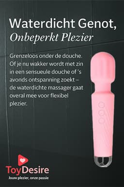 ToyDesire® Personal Massager - Vibrator voor Vrouwen - Krachtige Clitoris Stimulator - 100% Intensere Stimulatie - 20 Standen - Fluisterstil - Sex Toys voor Vrouwen - Kleur Rose — thumbnail 8