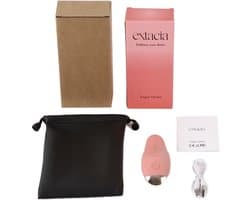 Extacia Tong Vibrator voor Vrouwen - Dildo - Clitoris & G-Spot Stimulator - Sex Toys voor Vrouwen - Seksspeeltjes - Inclusief Opbergtasje & Schoonmaakmiddel