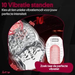 Tipstoys® PocketPussy Draaiende Masturbator - Blowjob Stimulator - Sex Toys voor Mannen — thumbnail 2