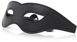 Nooitmeersaai - Oogmasker met elastiek - PU leer - Zwart - One-size — thumbnail 2